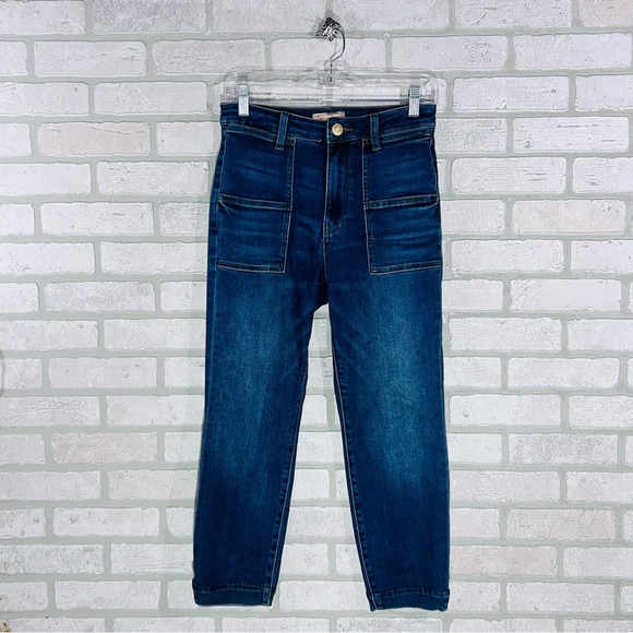 Kut from the Kloth Reese High Rise Straight Leg Utility Jeans Size 2 - Picture 4 of 9